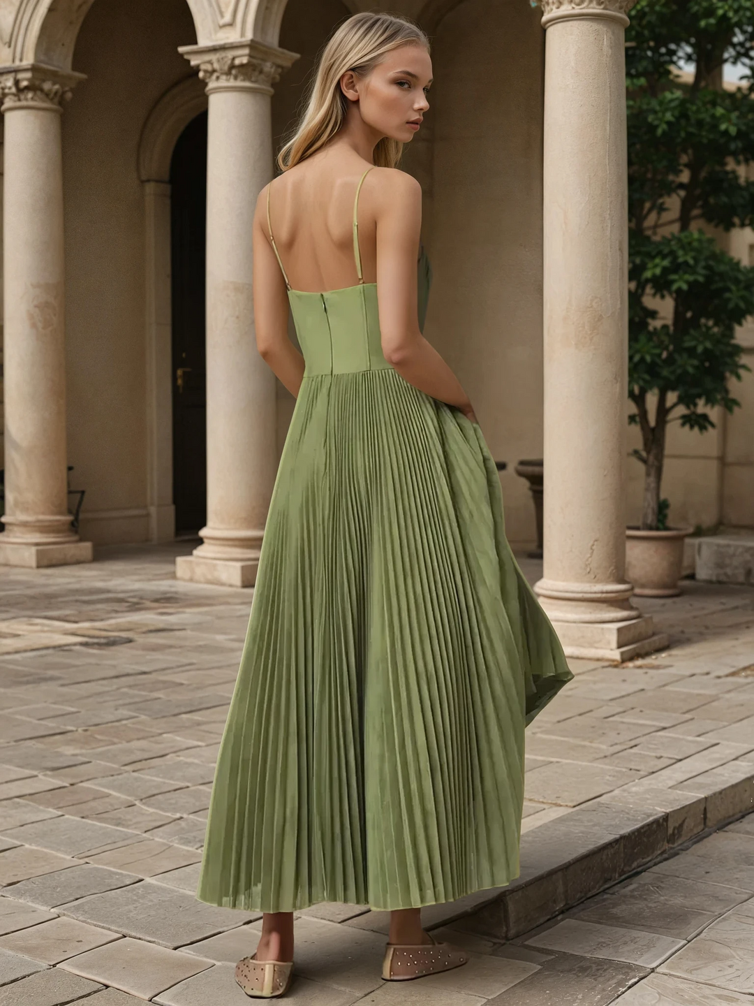 Hayla | Chic Bustier Midi Dress
